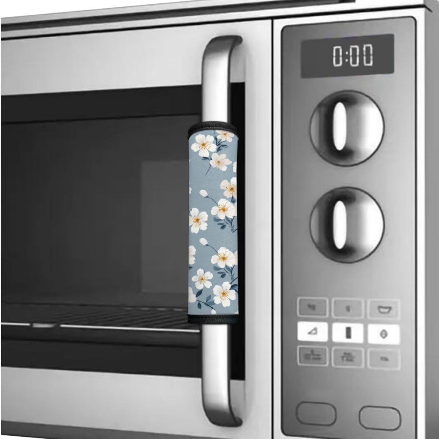 Hwzdsyxl Cherry Blossom Print Oven Fridge Handle Covers 6 PCS Refrigerator Door Handle Wraps Kitchen Appliance Handles Decor for Dishwasher Microwave Oven Fridge Stove Handles
