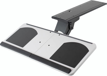 VIVO Adjustable Computer Keyboard and Mouse Platform Tray, Ergonomic Under Table Desk Mount Drawer, MOUNT-KB01