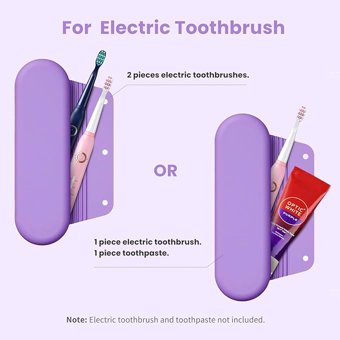 Silicone Electric Toothbrush Travel Case, Manual Toothbrush Travel Cover
