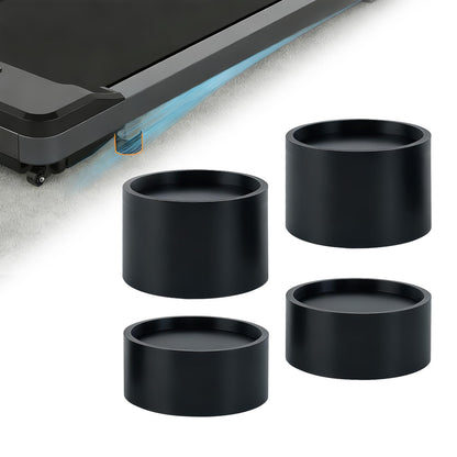 Tordale 4-Pack Treadmill Incline Riser Blocks for Leveling & Uphill Training, Adaptable to Two Slopes Cushioning and Durable Support Block Fit for Home and Gym