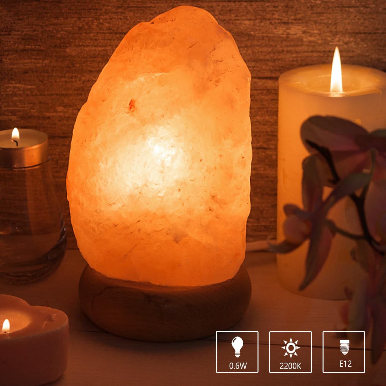 C7 LED Night Light Bulbs, C7 Led Replacement Bulbs for Christmas String Lights, Shatterproof & Waterproof C7 Led Bulbs, E12 Candelabra Base, 0.6W Equivalent to 7W, 2200K Warm White, ‎Plastic 50 Pack