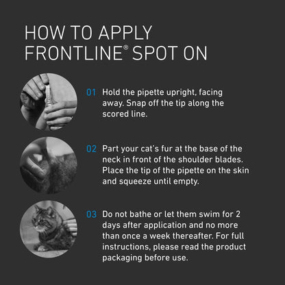 FRONTLINE Spot On Flea & Tick Treatment for Large Dog (20-40kg) 3 Pipettes
