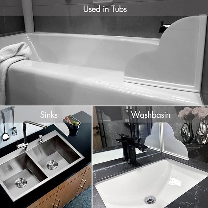 Shower Splash Guard Kit, Large Splash Guards