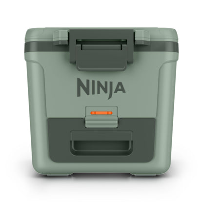 Ninja | FrostVault 30QT Cooler with Wheels | Insulated with Temp Dry Storage Drawer | Keeps Ice Cold for Days | for the Beach, Camping, Picnics & More | Spanish Moss | FB230GN1