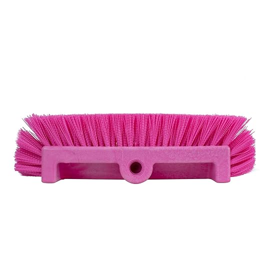 SPARTA Multi-Level Tile Scrub Brush 12" Wide Brush Head, Heavy-Duty Tile