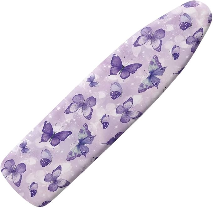 Purple Butterfly Ironing Board Cover Iron Pad Covers Padding
