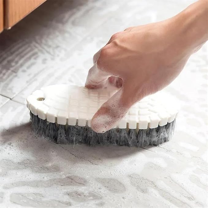 2 Pcs Without Dead Corner Multi Purpose Heavy Duty Scrub Brush, Heavy Duty Hand