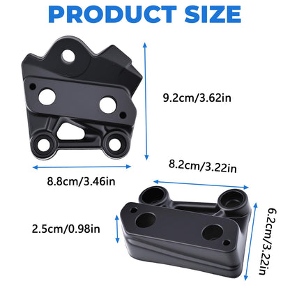 Electric Dirt Bike Foot Pegs Holder CNC Aluminum Pedal Bracket Compatible with Talaria XXX X3 PRO(Black)