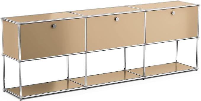 Modern Storage Cabinet Sideboard Versatile Free-Standing Organizer Cabinets