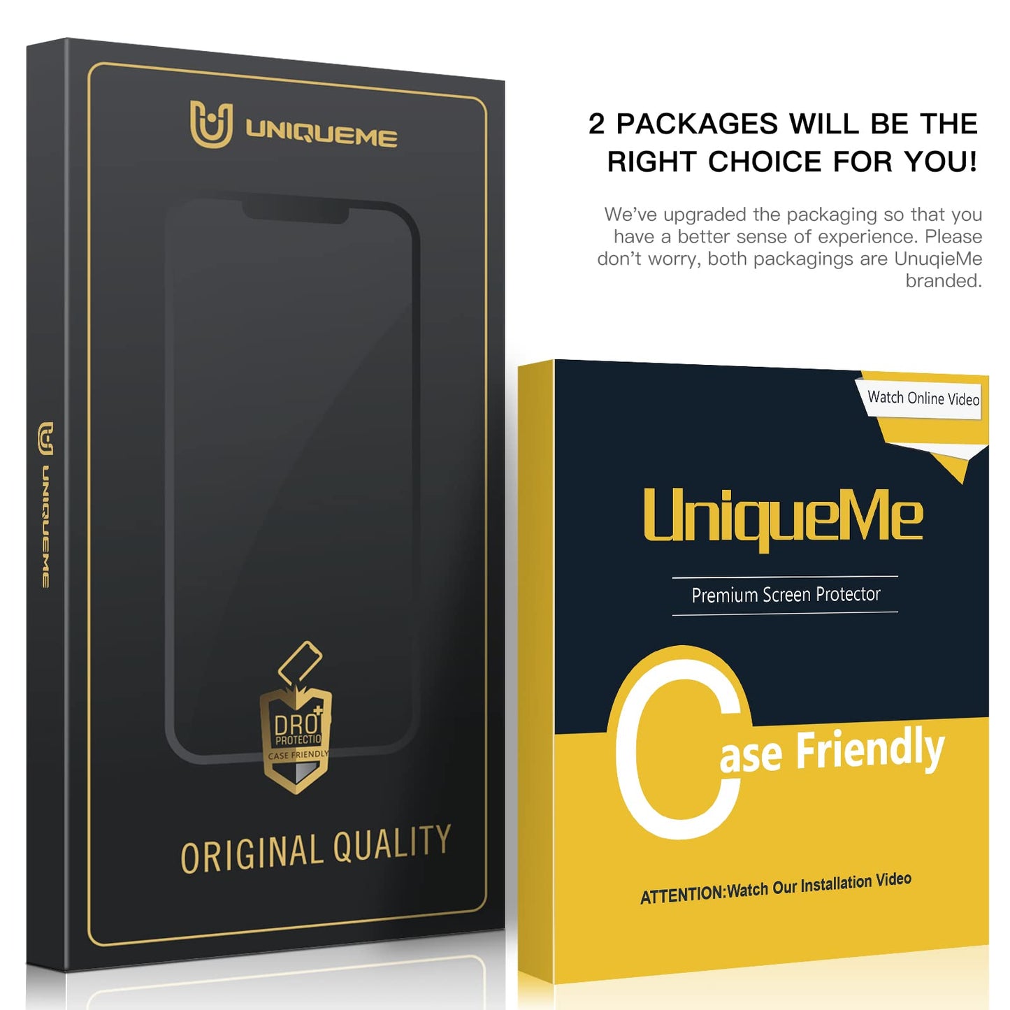 UniqueMe [2+3 Pack Compatible with Samsung Galaxy S21 5G - 6.2 inch Tempered Glass + Camera Lens Protector Screen Protector with Easy Installation Frame[9H Hardness]