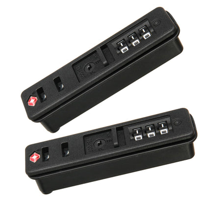 Ech.Apr 2-Pack TSA Locks for Luggage, Luggage Locks TSA Approved, Small Travel Combination Lock for Luggage Bag Backpack Baggage Suitcase, Black EA354N