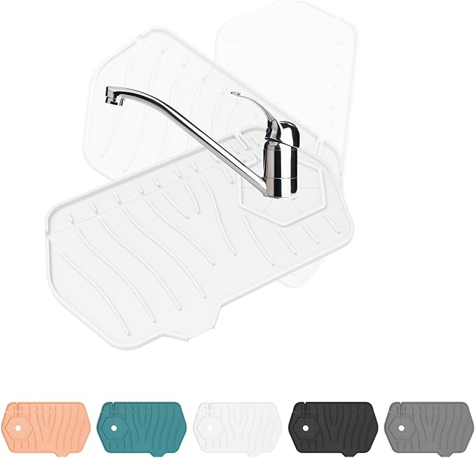 Sink Drain Mat - Unilateral Faucet Guard