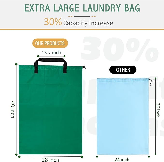 Extra Large Laundry Bag With Handles, Heavy Duty, Travel Laundry Bag