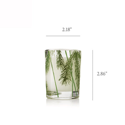 Thymes Frasier Fir Pine Needle Candle – Holiday Candles for Home Scented with Notes of Crisp Siberian Fir, Cedarwood & Sandalwood – Christmas Decor (2 oz)