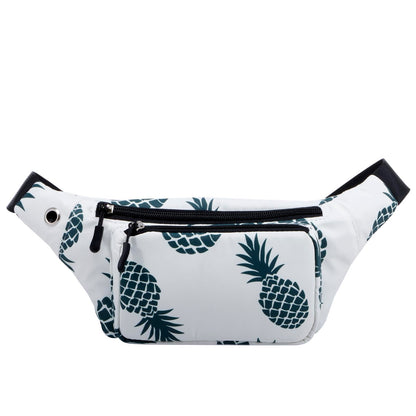 Unisex Running Waist Pack with Adjustable Buckles, Lightweight Waist Bag for Sports, Hiking, Dog Walking Fanny Pack Belt Can Hold Passport, Money, Cellphone