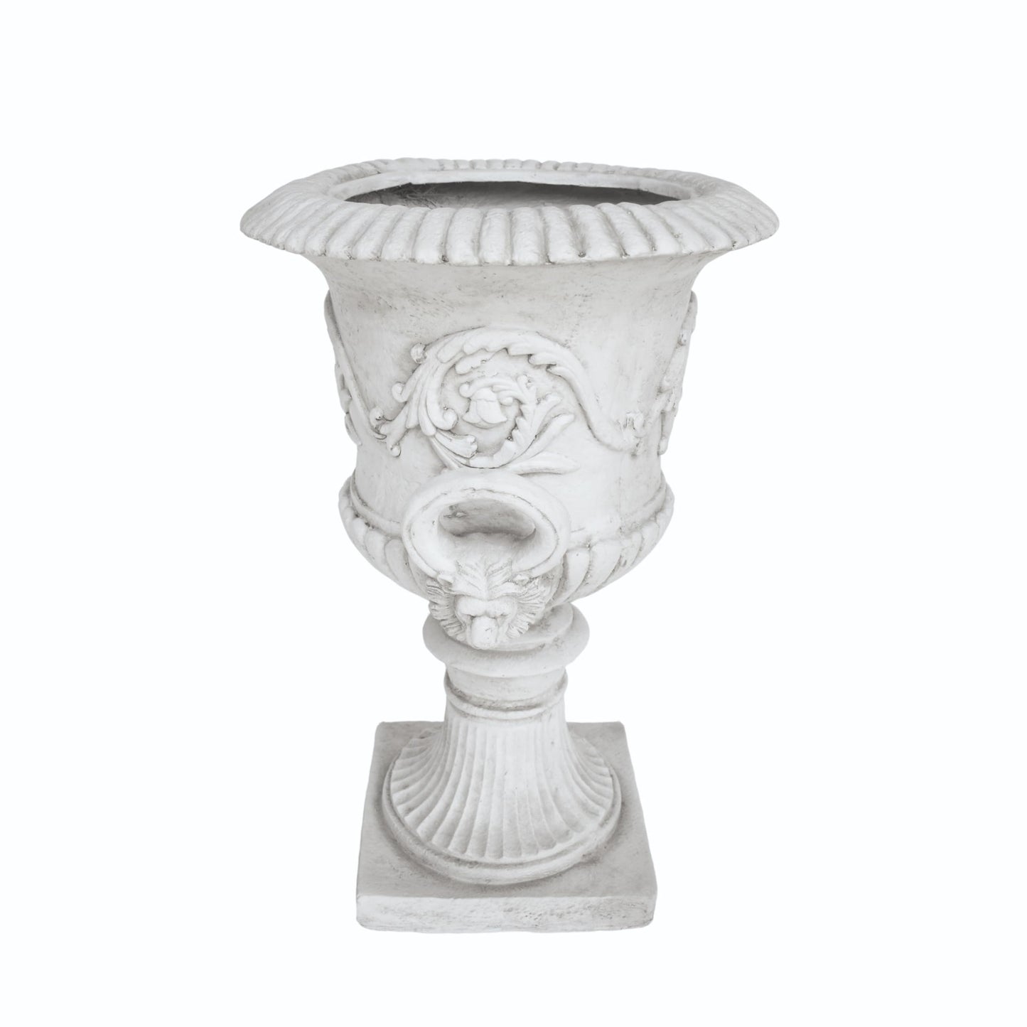 agnixnaf Garden Urn Planter,Outdoor Flower Pots,Durable Structure,Home Garden,Weather andater-Resistant,No Assembly Required