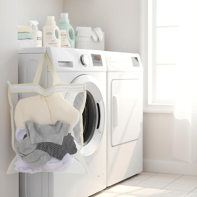 2 Pcs Hanging Laundry Bag Small Mesh Laundry Bag