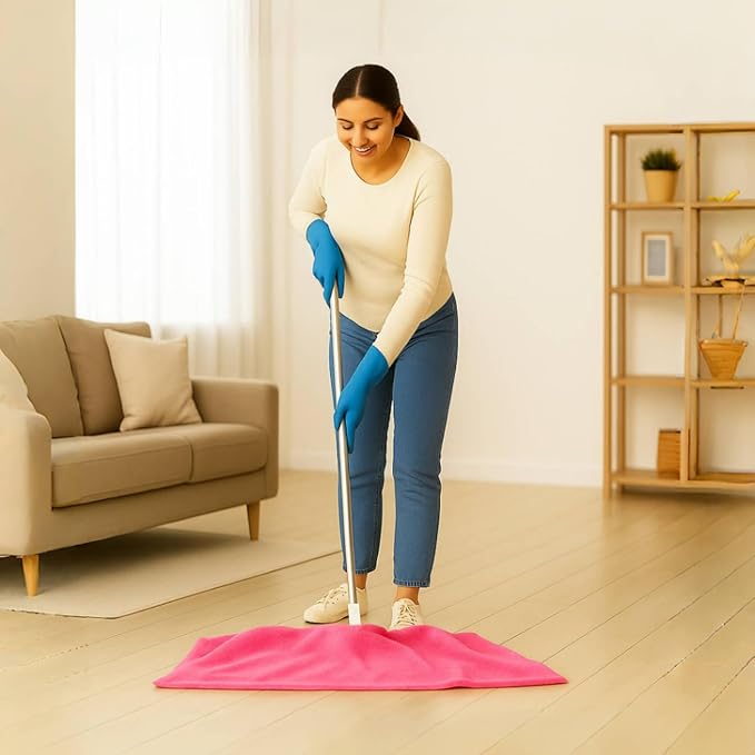 4Pcs Extra Large Microfiber Cleaning Cloths – 30x20 in Mop Towels