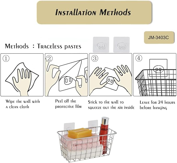 2 Pack Hanging Storage Basket, Bathroom Basket, Household Goods,