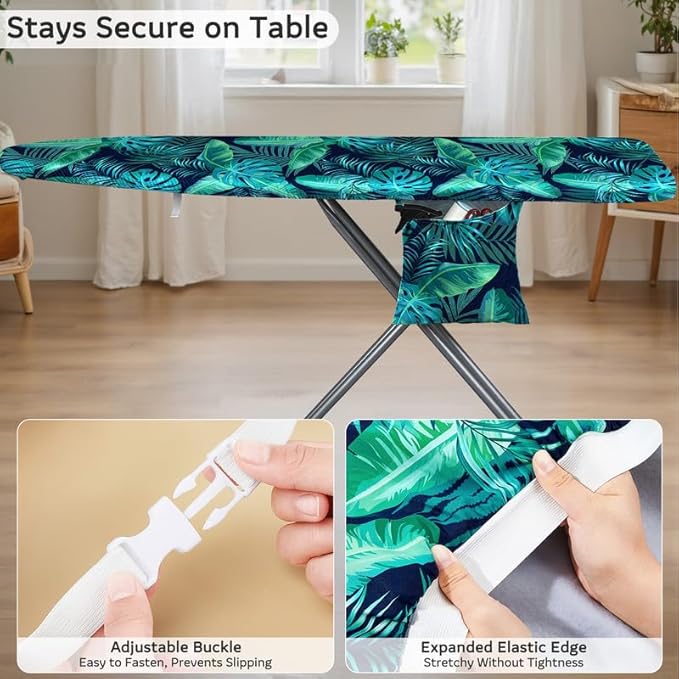 FIOBEE Ironing Board Cover and Pad Extra Thick Iron Board Pad