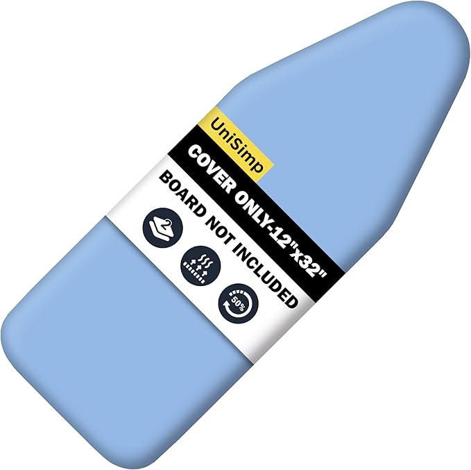 Small Ironing Board Cover and Pad 12"x32" Small Iron Board Cover
