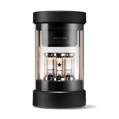 BALMUDA Combo Pack The Speaker The Lantern Gray | Rechargeable Portable Bluetooth Speaker & Rechargeable LED Lantern