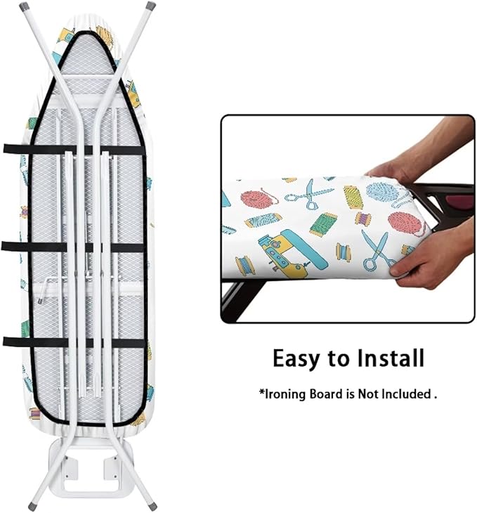 Ironing Board Covers Standard Size Cute Sewing Machine Pattern Ironing Board