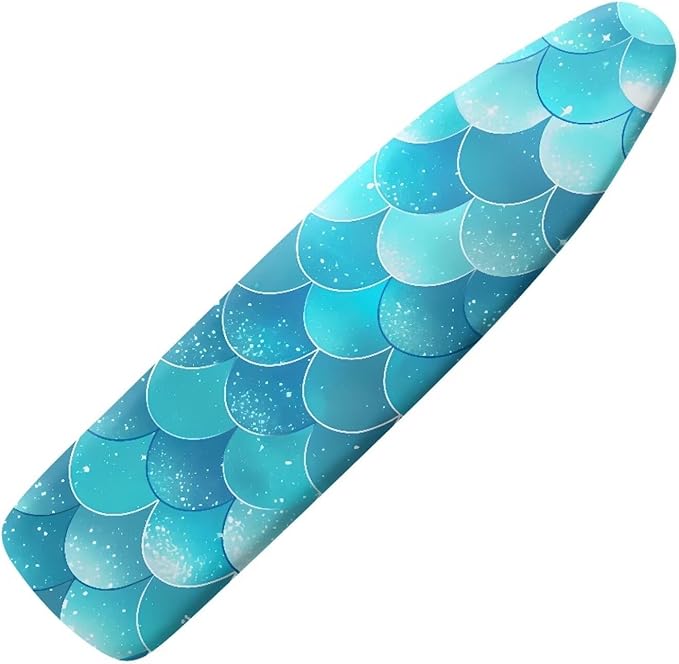 Mermaid Thick Padding Ironing Board Covers Durable Stain Resistant Hook and