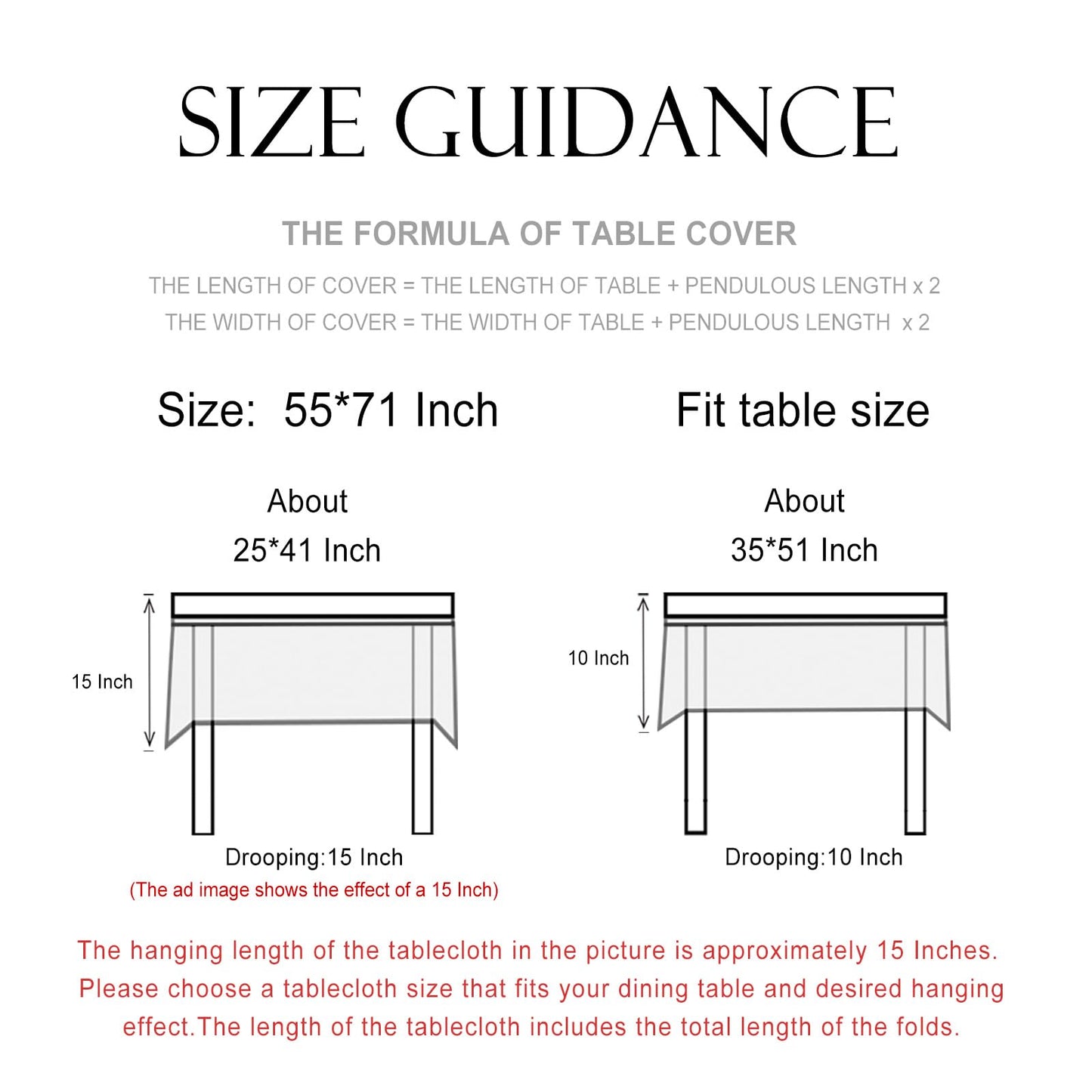 patdrea Elegant Vintage Linen Tablecloth,Rectangular,71"x55"-Lanruoting