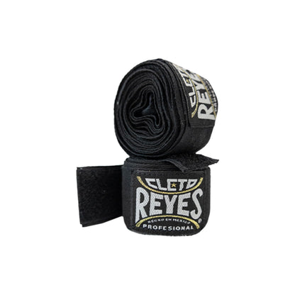 CLETO REYES Compression Hand Wraps for Boxing Gloves, Stretchy Breathable, MMA, Kickboxing, Muay Thai, Martial Arts Workout Equipment, Hook and Loop Closure, Black