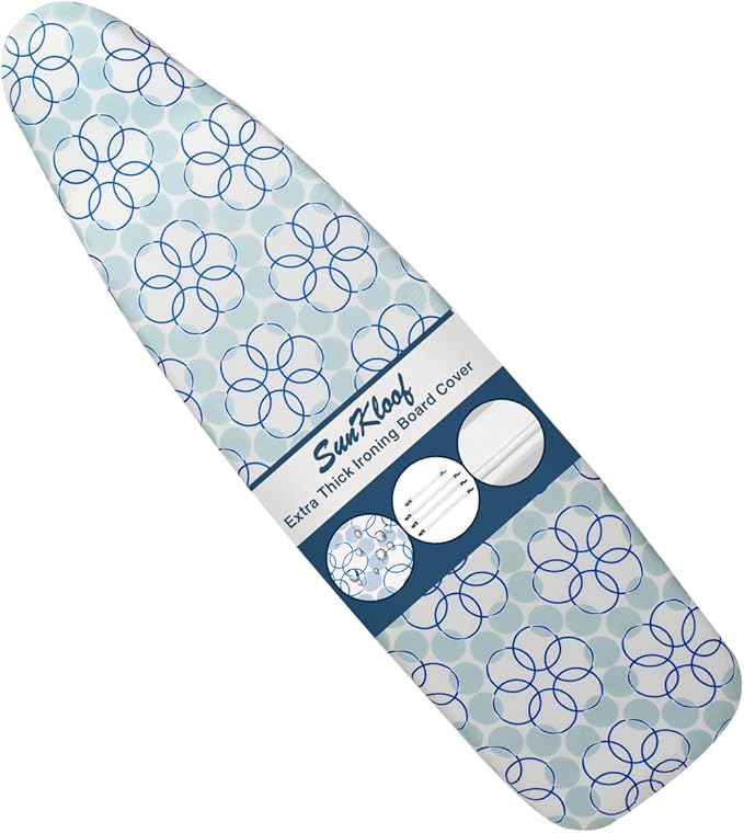 Ironing Board Cover and Pad, Resist Scorching and Staining, 15x54 Reflective