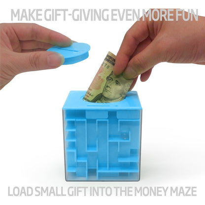 4-Pack Trekbest Money Maze Puzzle Boxes - Fun and Educational Brain Teasers for Kids and Adults for Holidays, Birthdays