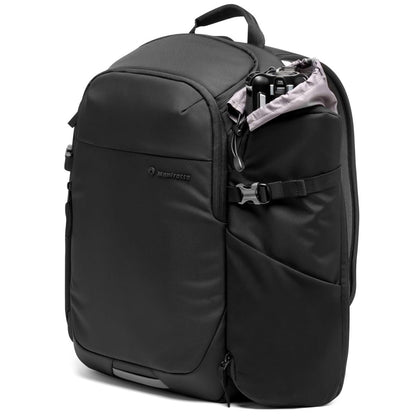 Manfrotto Advanced Befree III Professional Photography Backpack for Camera and Laptop, Bag for Reflex/Mirrorless Camera with Lenses, with Interchangeable Padded Dividers and Tripod Attachment