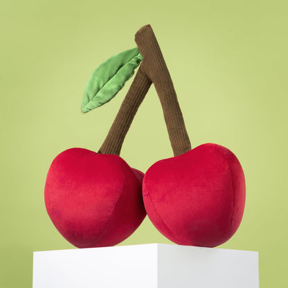 Phantoscope Papaya Shaped Throw Pillow, Fruit Themed Cushion for Couch, Bed and Chair, Pink, 10 x 15 inches