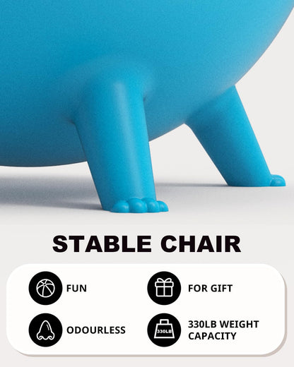 Trideer Flexible Seating for Classroom Elementary, Yoga Ball Chairs for Kids, Wobble Chair of School Supplies for Sensory Kids, Student Desk Chairs for Homeschool (Blue, 55cm)