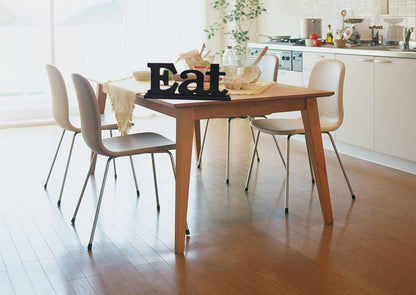 E-view Wooden Family Sign for Home Decor - Decorative Letters Tabletop Word Plaque Home Décor Accents (Eat)