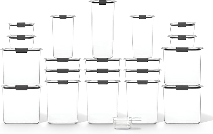 Rubbermaid Brilliance BPA-Free Airtight Food Storage Containers