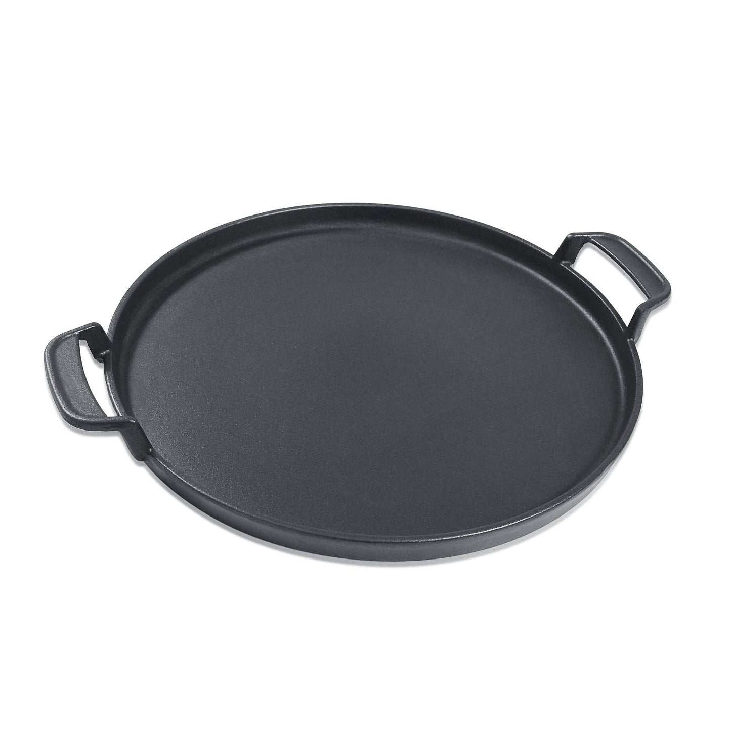 Denmay 7421 30.9cm Round Cast Iron Grill Plate for Weber 57cm Charcoal Grills, Weber Gourmet BBQ System Porcelain-Enameled Cast-Iron Griddle Spare Parts for Weber One-Touch Charcoal Grill