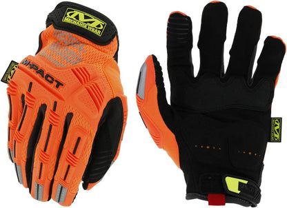 Mechanix Wear Hi-Viz M-Pact® Gloves (X-Large, Fluorescent Orange)