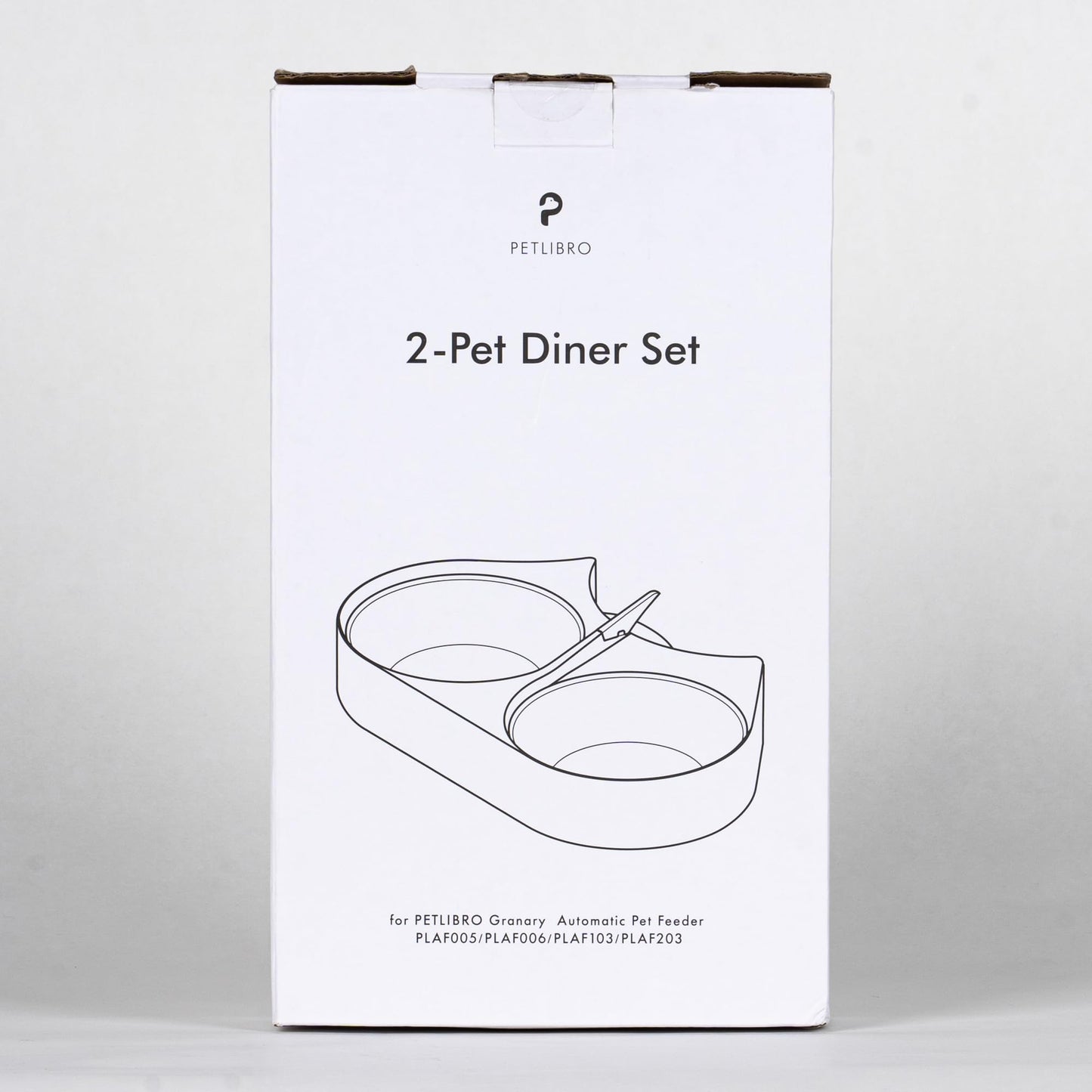 PETLIBRO Pet Food Splitter with Stainless Steel Bowls, Automatic Cat Feeder Bowls for Two Cats or Dogs, Suitable for PETLIBRO Automatic Cat Feeder PLAF005, PLAF006, PLAF103, PLAF203