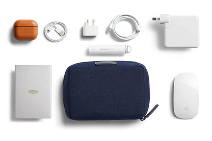 Bellroy Tech Kit Compact (Charger, Cables, Mouse, powerbank, USB Keys, dongles) - Navy