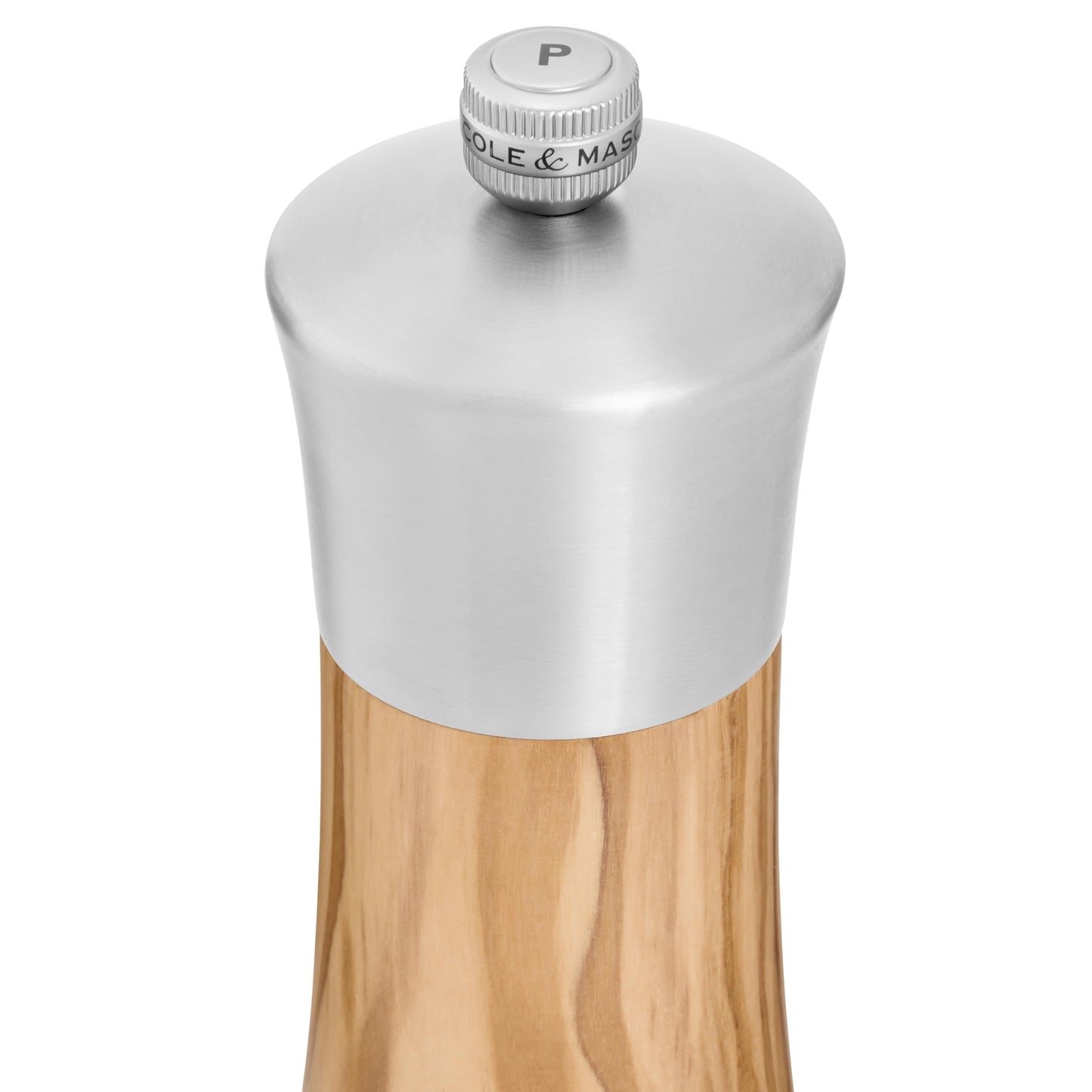 Cole & Mason Bromley Pepper Mill, 6" - Pepper Grinder with Ultra-Sharp Grinding Mechanism - Flavor-Enhancing Pepper Shaker - Refillable Mill with Adjustable Grinding - Olive Wood, Pepper Mill