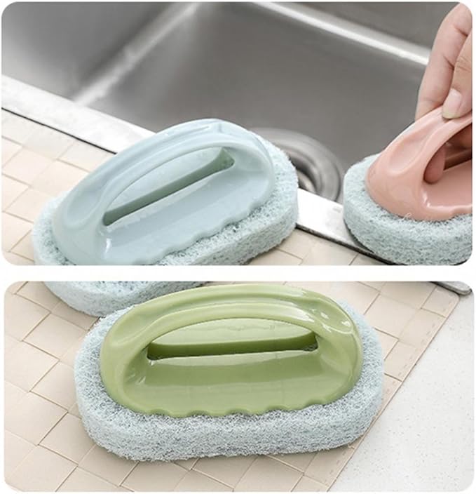 Kitchen Sponge Bathtub Pool Scrub Brush Strong Scouring Dish Washing Cleaning