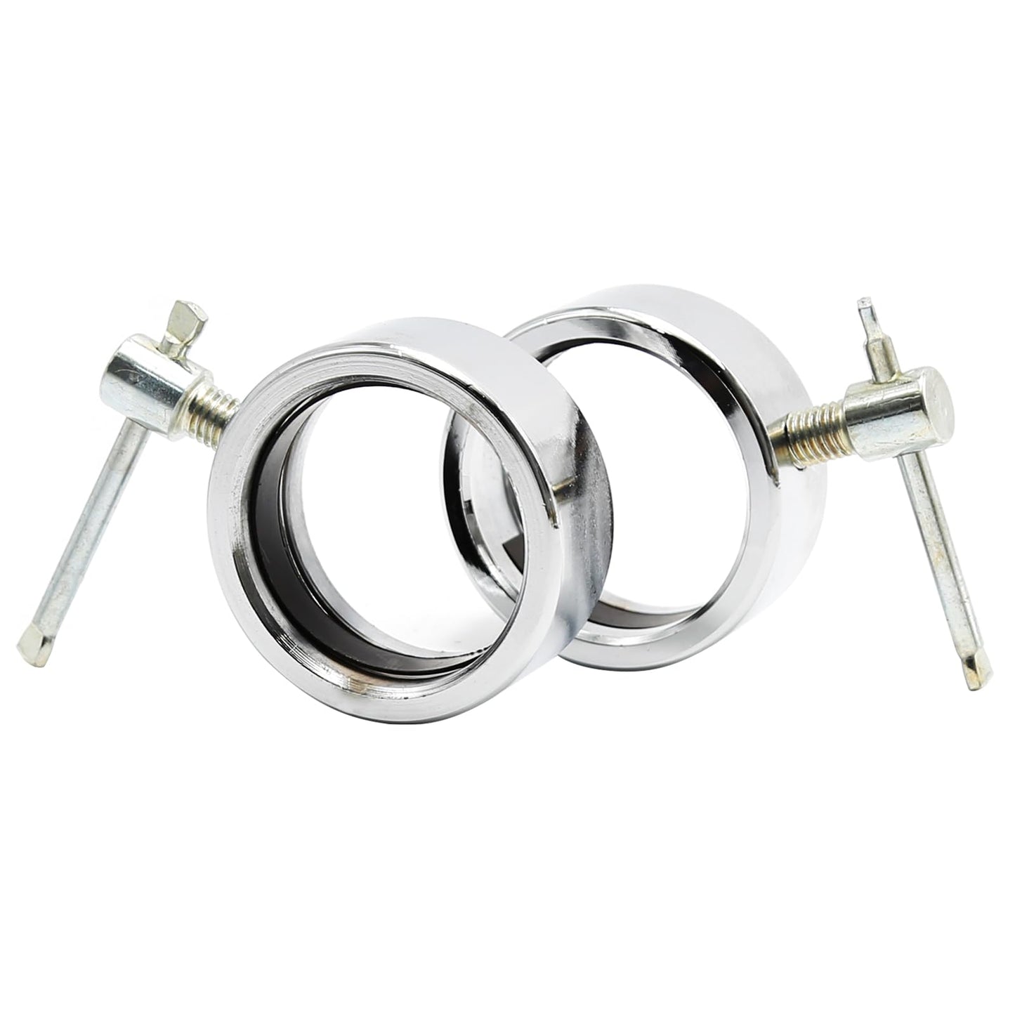 2-Piece Olympic Barbell Locking Collars, Fits 2-inch Olympic Barbell Screw Clamps, Suitable for Professional Gym Weight Training