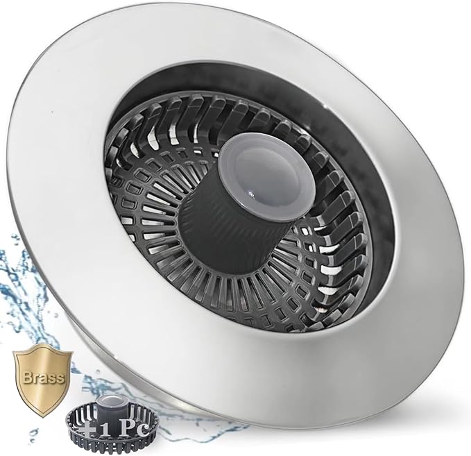 3 in 1 Kitchen Sink Stopper, Pop Up Kitchen Sink Drain Strainer,