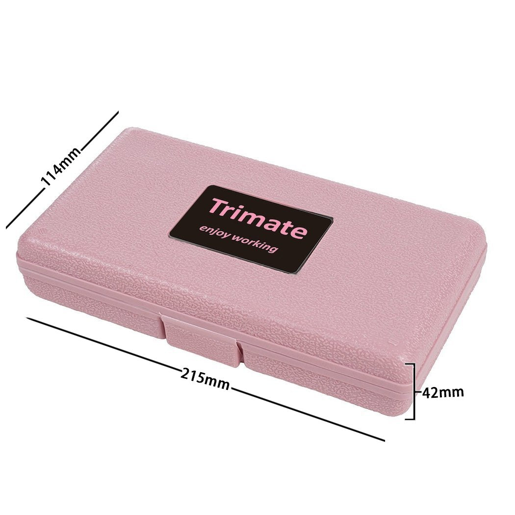 Trimate,PinkTool Set,Includes – Hammer, Screwdriver Set, Pliers (Tool Kit for The Home, Office, or Car)