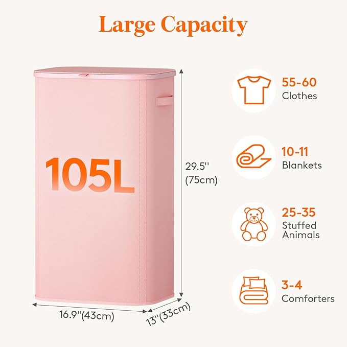 Lifewit 105L Large Laundry Basket