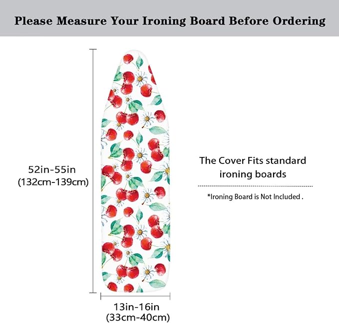Cute Cherry Ironing Board Cover Standard Ironing Board Cover