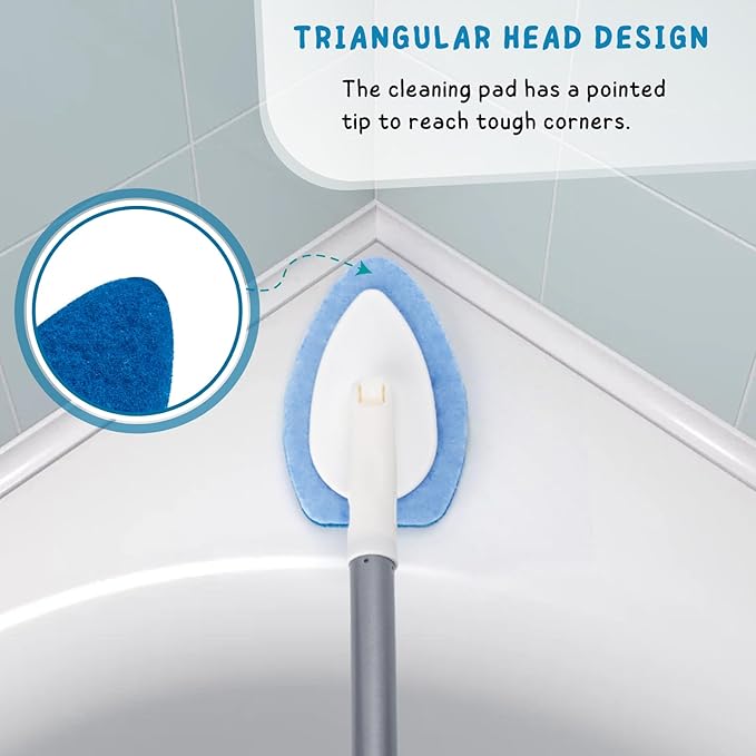Shower Scrubber, Bathroom Tub and Tile Cleaner Brush
