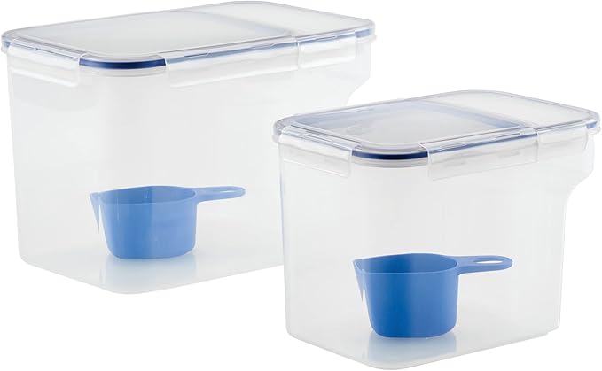 LocknLock Easy Essentials Food Storage Container and Scoop Set/Food Storage Bin